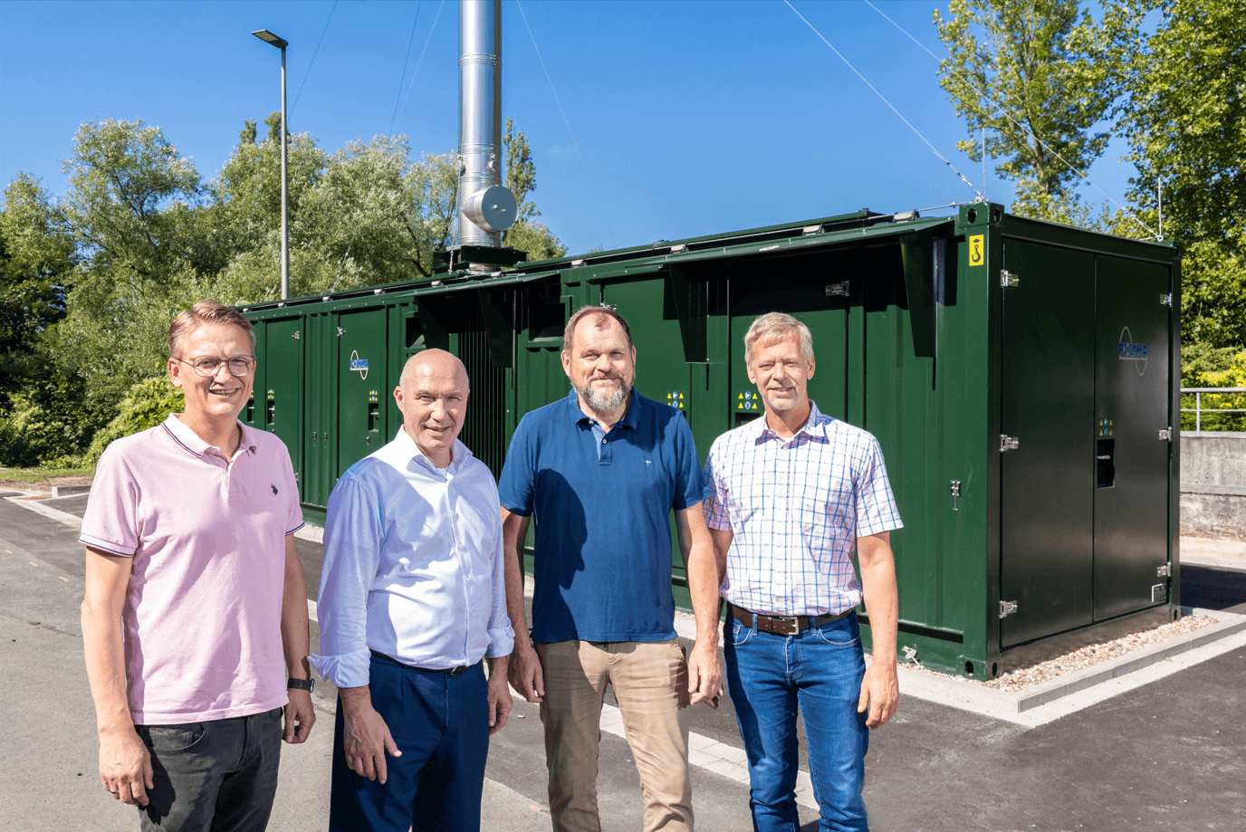 Notstromaggregat im Verbundwasserwerk Witten